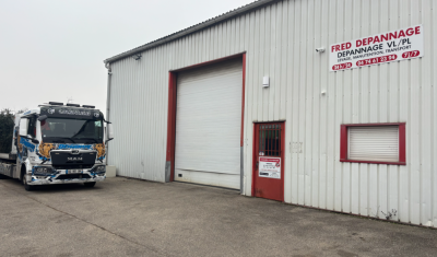 Dépôt dépannage VL et PL à Ambérieu-en-Bugey