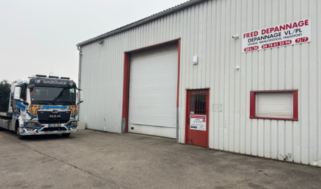 Dépôt dépannage VL et PL à Ambérieu-en-Bugey